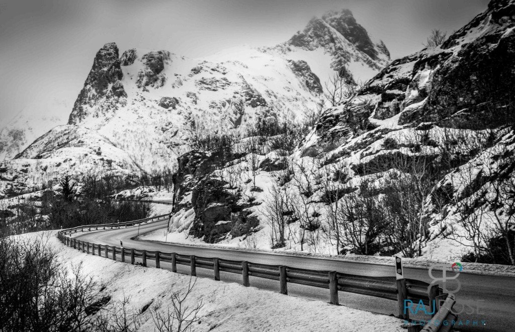 Road to Lofoten from Tromso